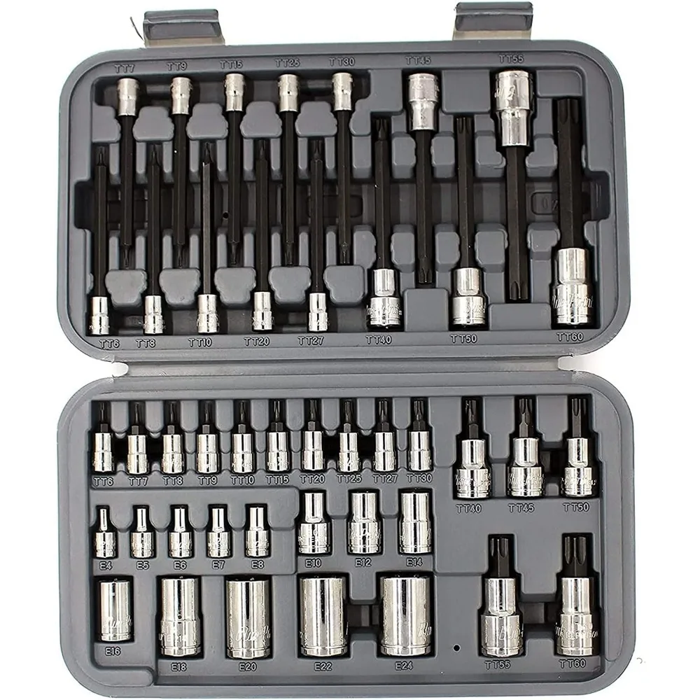 

BluePoint BLPTSSC43 43PC Socket and Wrench Set (Consists of 1/4, 3/8 and 1/2 DR. Tools)