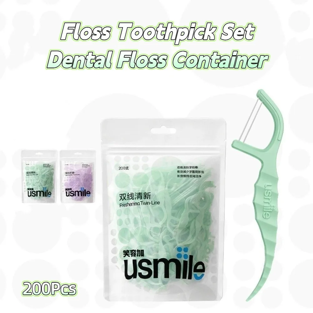 

Набор пылезащитной зубочисток, многоразовый контейнер для зубной нити, диспенсер для зубной нити, уход за зубами, чистка полости рта