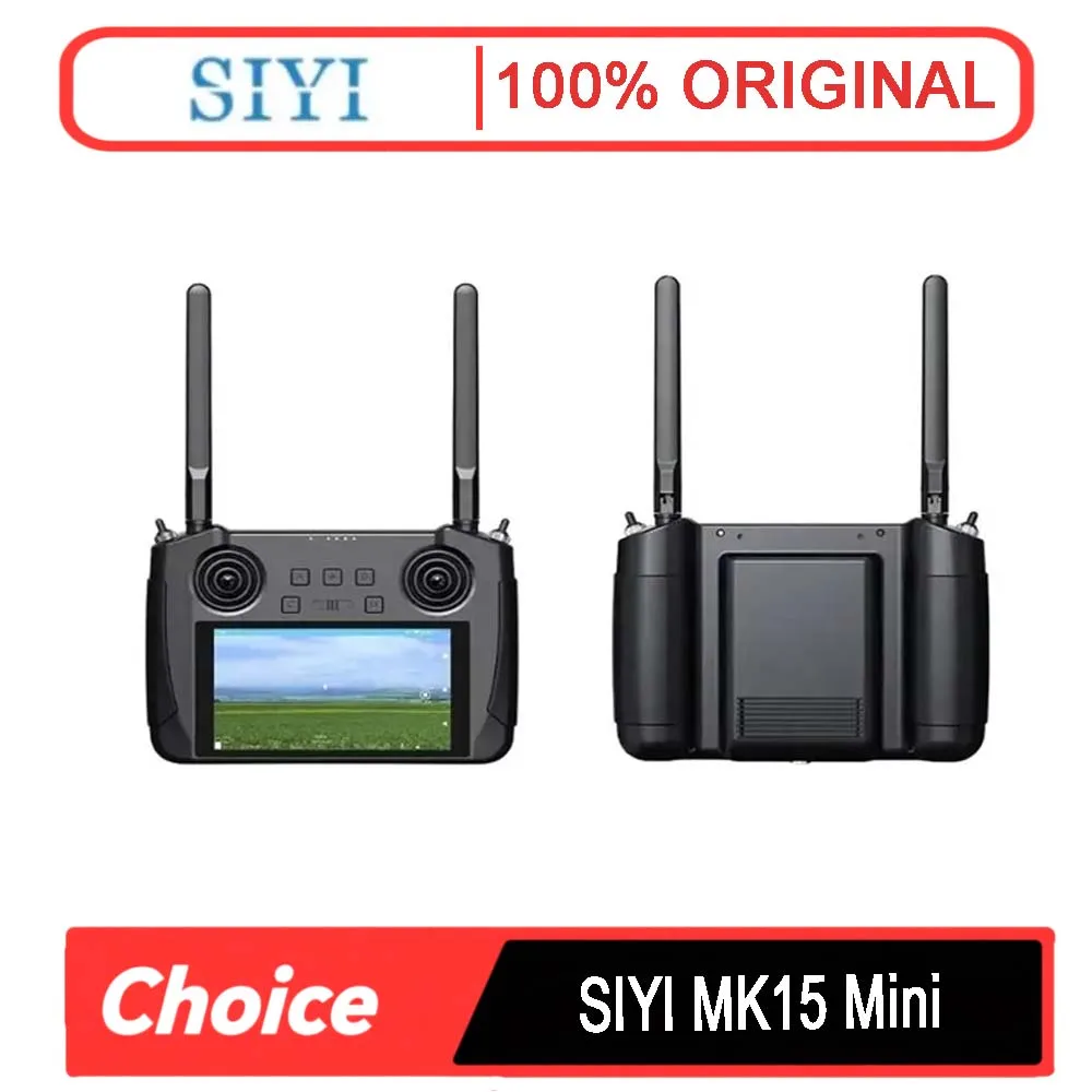 

SIYI MK15 Mini Agri Controller | 5.5" 1080p60 FPV 180ms | 3.5KM CE/FCC IP54 for Crop Drones