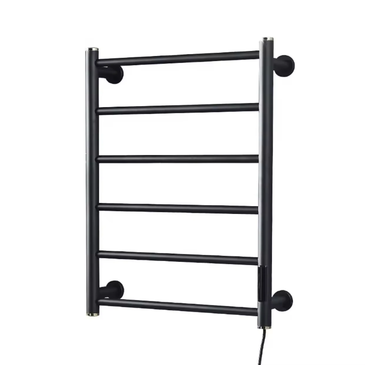 

FEIDU Modern Wall-mounted 304 Stainless Steel 6-Bar Heated Towel Rack Electric Digital Display Home Hotel Bathroom Accessories