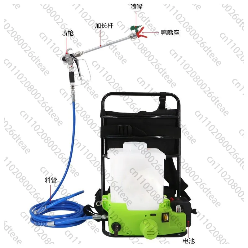Backpack Plunger Latex Paint Multifunctional Spray Gun Small Paint Sprayer Electric High Pressure Airless Sprayer