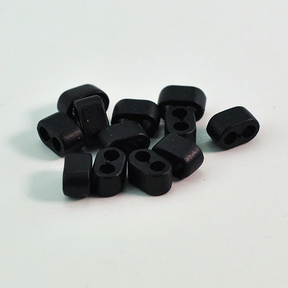 Earphone cable splitter silicon slide wire special double hole 3.0mm