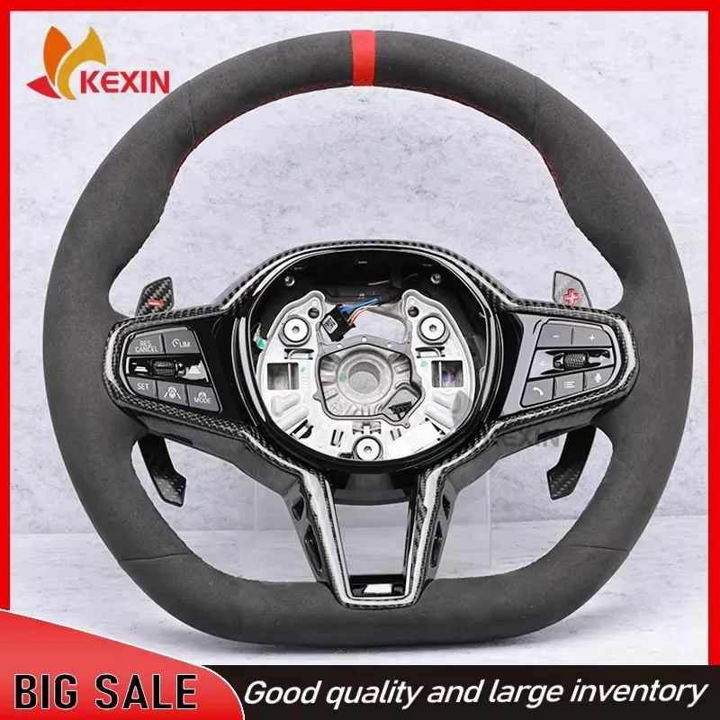 Old upgrade new 2025 M4 carbon fiber steering wheel for BMW G30 G31 G26 G03 G04 G07 G07 G8 G87 G80 G82 G81 F90 G06 G05 G20 G22