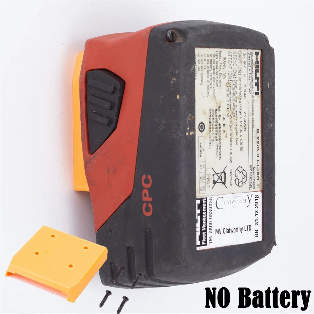 

Battery Holder For HILTI 22V B22 CPC Volt Lithium Wall Dock Holder Stand Power Tool Accessories (Battery not included)