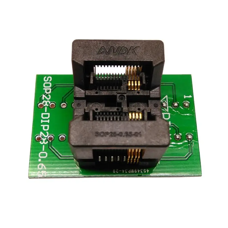 SSOP8 TSSOP8 Programmer Adapter Socket TSSOP TO DIP Converter Chip Testing Debug Outlet IC For 0.65MM OTS-(28)-0.65-01