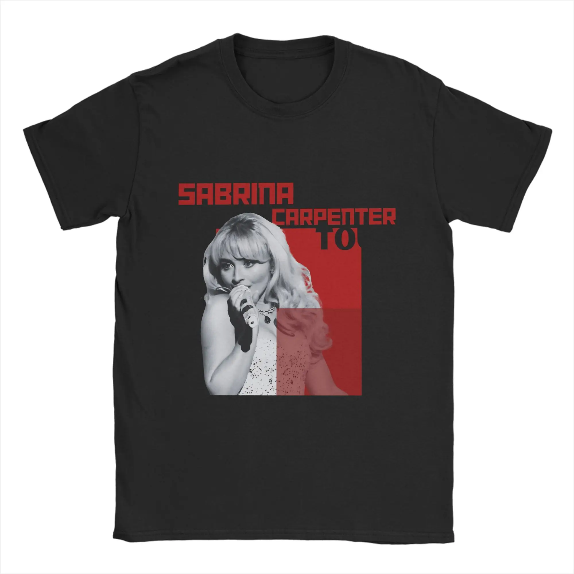 الرجال سابرينا النجارين تي شيرت 100% الملابس القطنية الجدة قصيرة الأكمام طاقم الرقبة تي شيرت الكلاسيكية تي شيرت #1