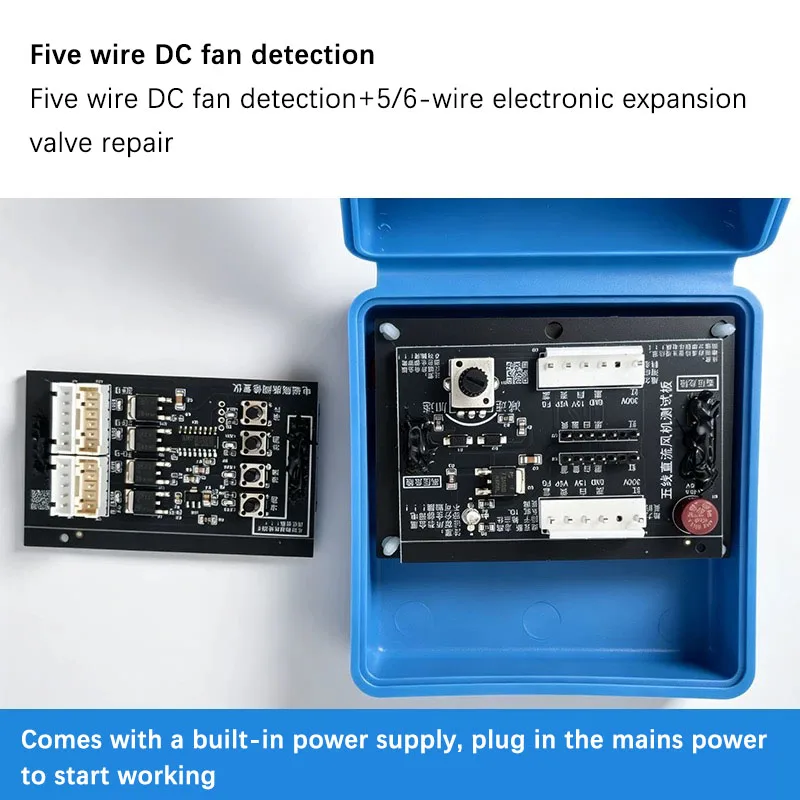 Variable Frequency Air Conditioner Fault Detector, Electronic Expansion Valve & 5‑Wire DC Fan Tester Maintenance Tool