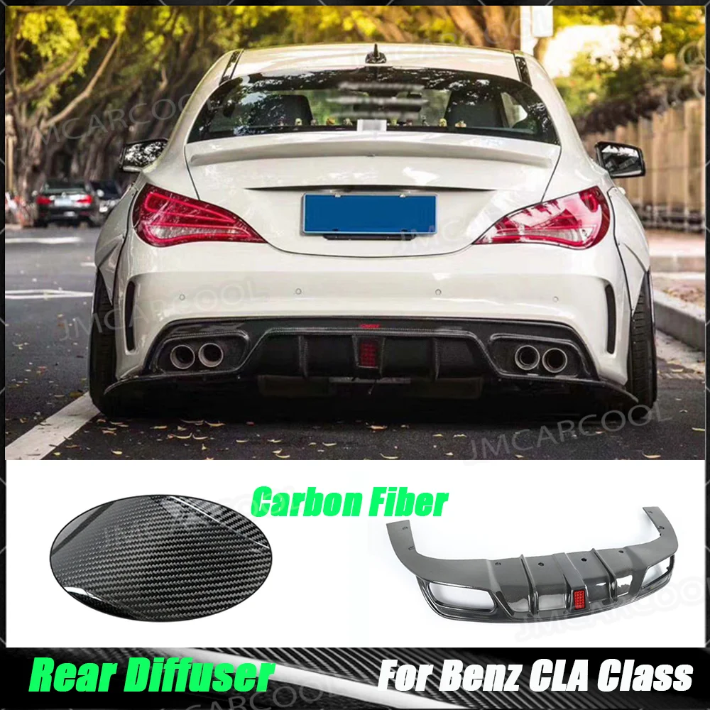 

Carbon Fiber Rear Bumper Lip Diuffuser Extension Body Kits For Benz W117 CLA180 CLA200 CLA250 CLA260 CLA45 2013-2018 Rear Lip