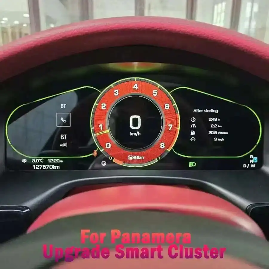 

2025 новейший оригинальный автомобильный цифровой кластерный прибор для Porsche Cayenne Panamera 2010-2024, ЖК-измеритель скорости, приборная панель