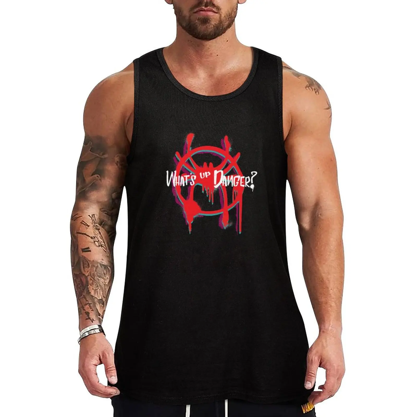 

What's UP, Danger Tank Top Sleeveless top vest for men bodybuilding men