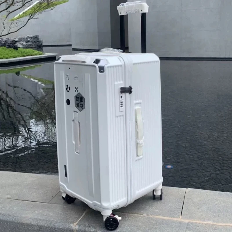 حقيبة سفر فاخرة ذات سعة كبيرة 22/26/28/30/32/36 بوصة حقيبة سفر بعجلات كتم الصوت للرجال والنساء حقيبة عصرية فائقة