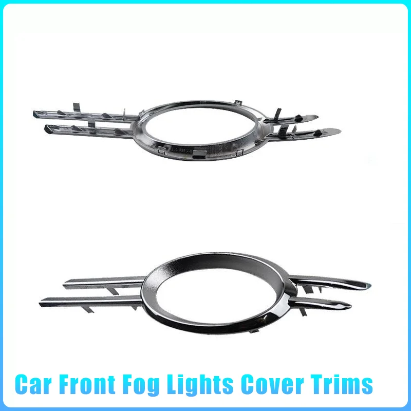 2 Stück Auto-Nebelscheinwerfer-Abdeckungen Chrom ABS 2118851274 Für Mercedes-Benz E-Klasse W211 Avantgarde Facelift 2007-2009