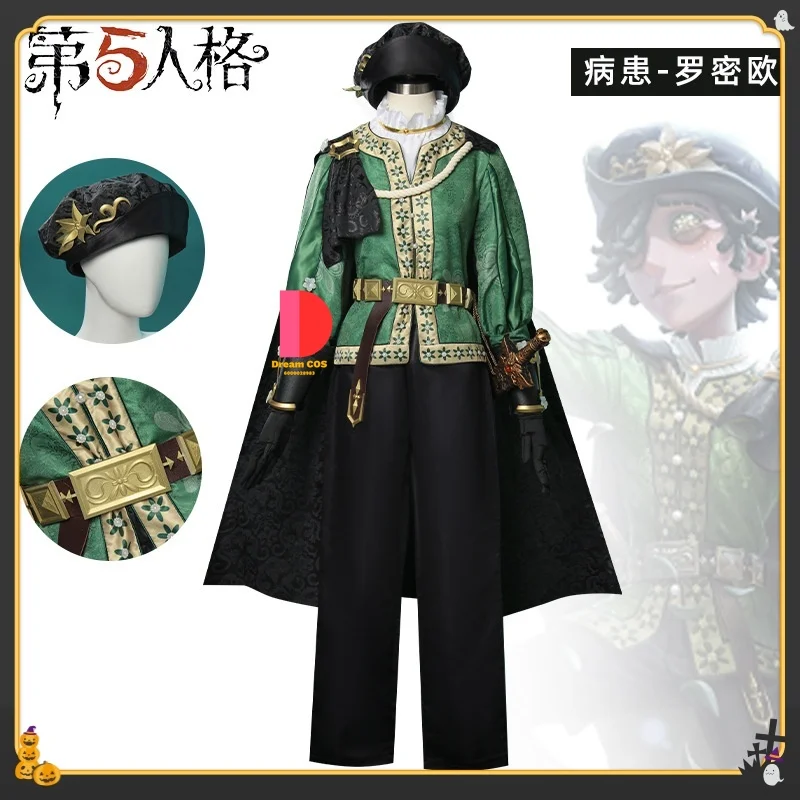 

Identity V Patient - Romeo Deduction Star Role-playing As Game Characters Cosplay Costume Anime-style Games Vintage Outfit