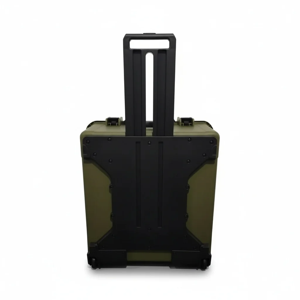Hard Tool Case, 675x630x330mm PP Waterproof Equipment Case, Shockproof Storage Box with Pre-cut Foam,  Outdoor Protective Case