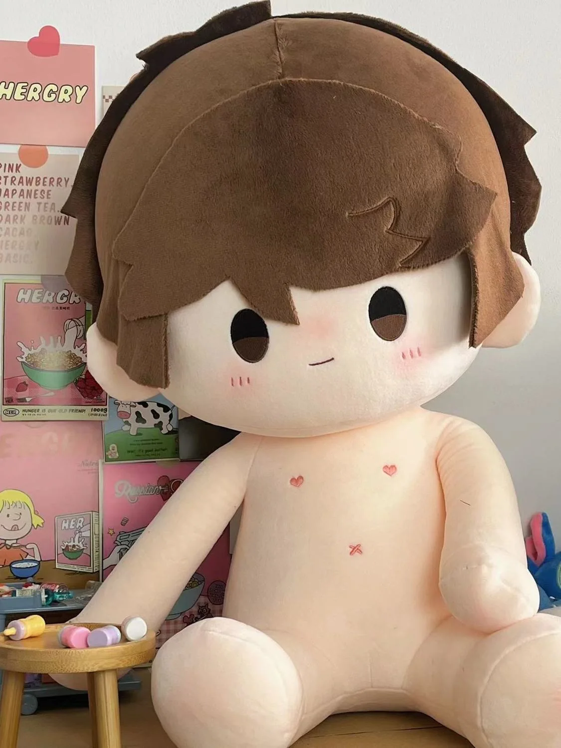 

40CM Japan Anime Role Attributes Oikawa Tooru Kawaii Plush Doll Body Dress Up Stuffed Toys Sitting Posture Figures Pillow Gift