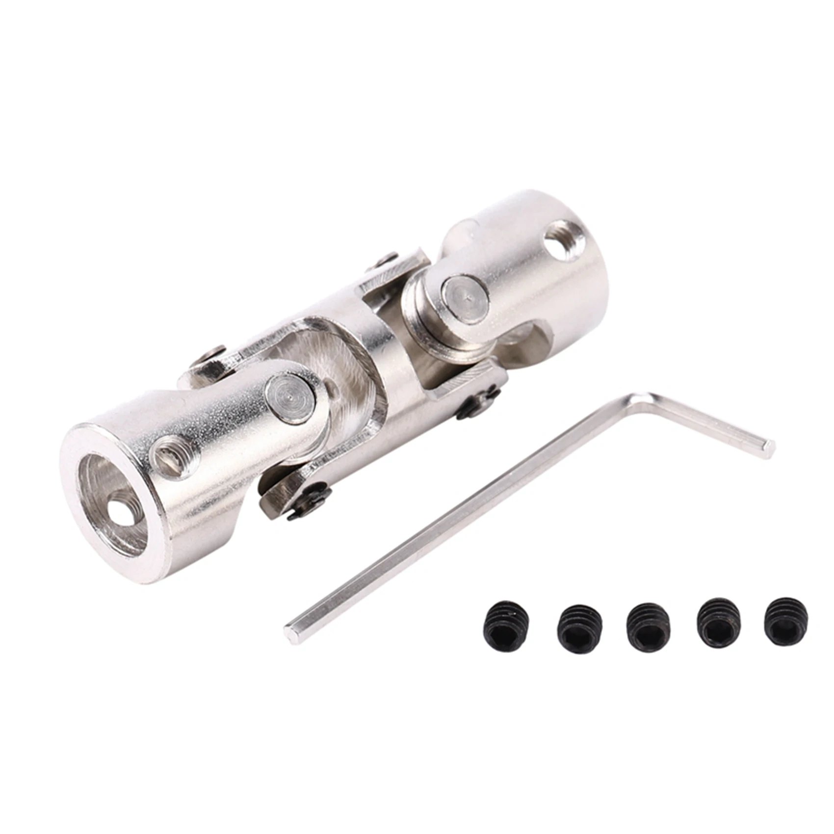 CYGJ-2X Rc Double Universal Joint Cardan Joint Gimbal Couplings With Screw,8X8mm