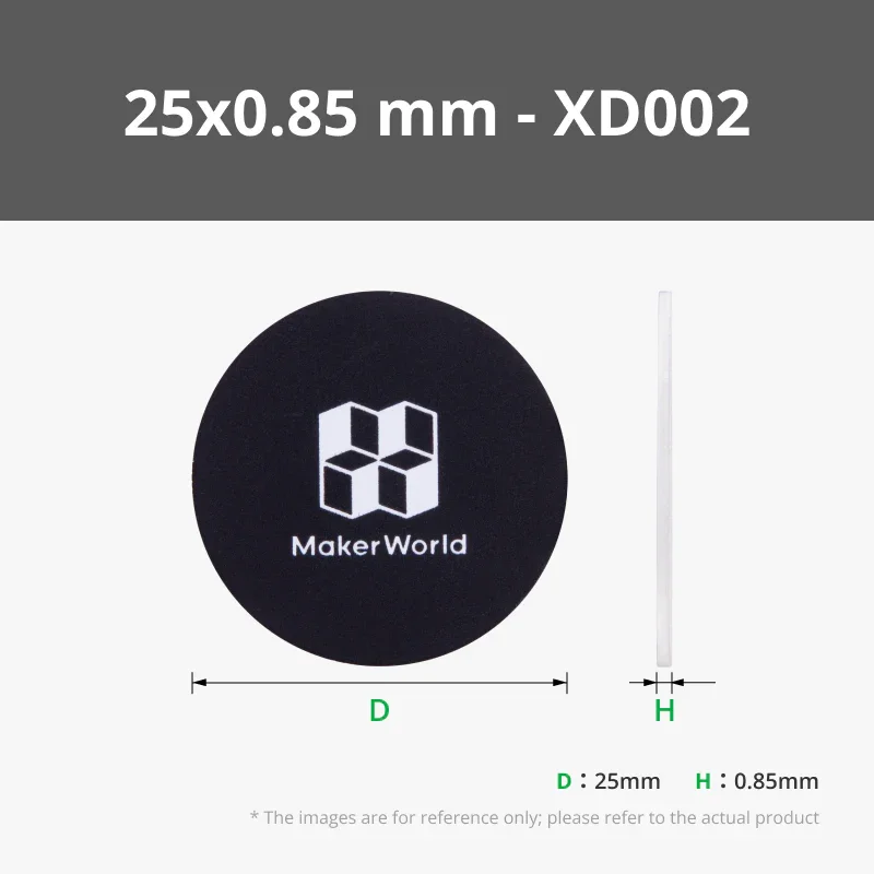 Naklejki na znaczniki NFC Bambu Lab do drukowanych projektów NFC 3D firmy BambuLab Maker World NFC Tag z klejem — zdjęcie produktu 4