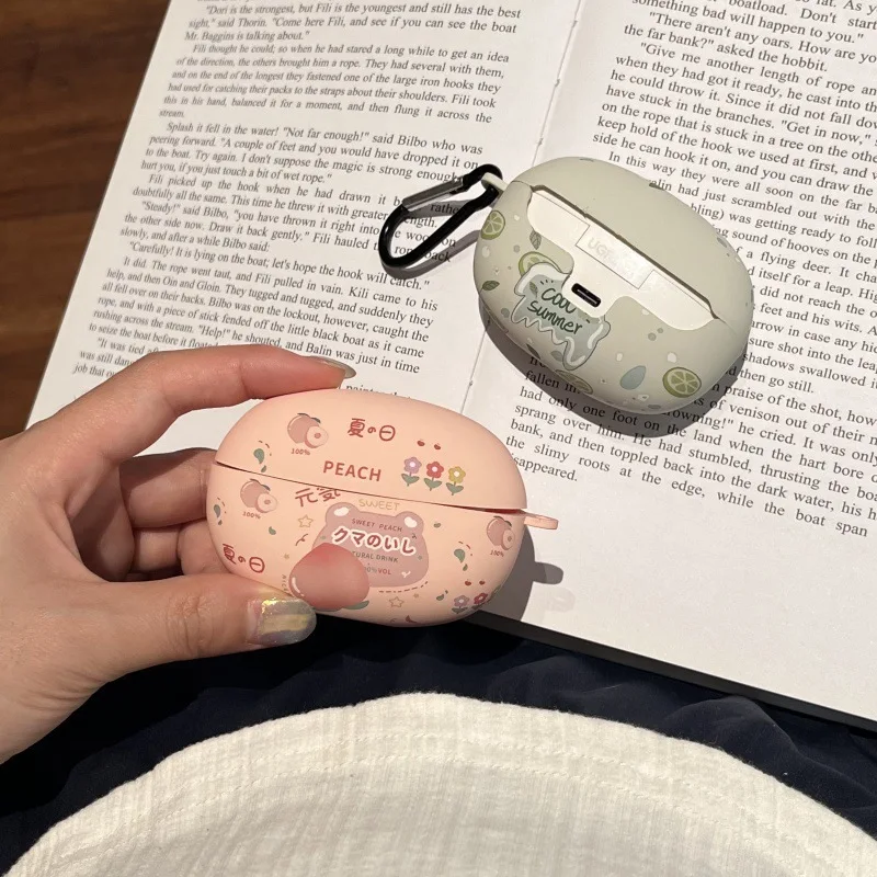 Nowe etui na słuchawki UGREEN Green Union S8, kreskówkowe, urocze, ochronne na słuchawki bezprzewodowe Bluetooth HiTune S8, odporne na upadki. — zdjęcie produktu 2