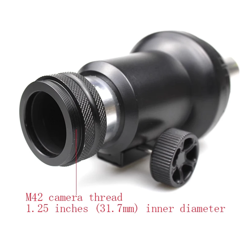 70mm camera focusing base Aluminum alloy focusing cylinder M42 thread for self-made refraction astronomical telescope