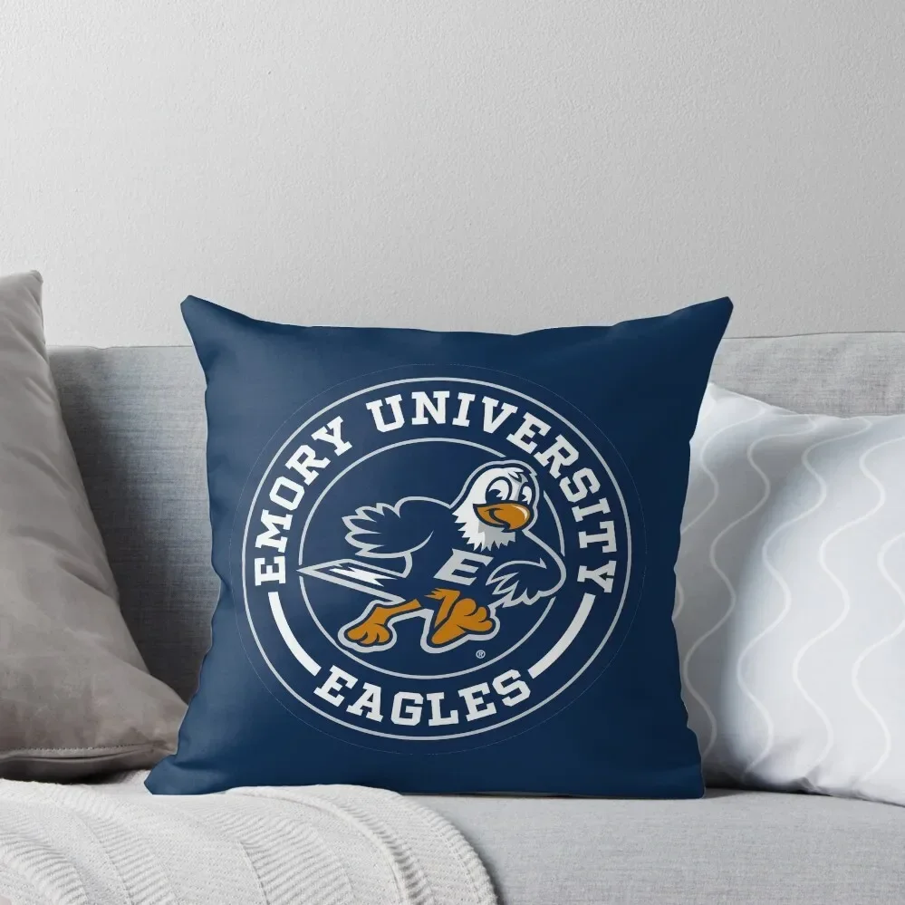 Emory University Eagles Circle Throw Pillow Cushions For Sofa Sofa Pillow Cover Pillow Decor