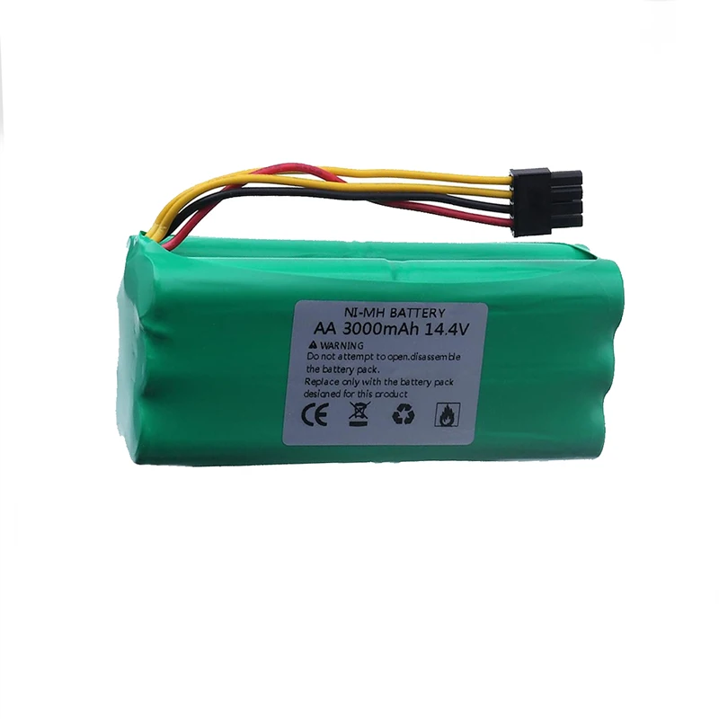 14.4V Ni-MH 3000mAh AA Rechargeable Battery for Ecovacs Deebot Deepoo X600 ZN605 ZN606 ZN609 Vacuum Cleaner Robot