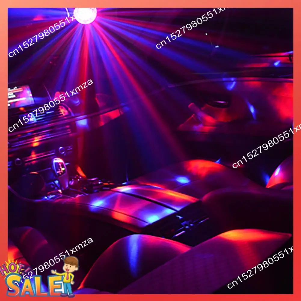 ABCL USB عمود إضاءة LED المرحلة RGB Mini DJ ديسكو أضواء الكرة الصوت كشاف ضوئي للحفلات للسيارة المنزل KTV الصوت المنشط
