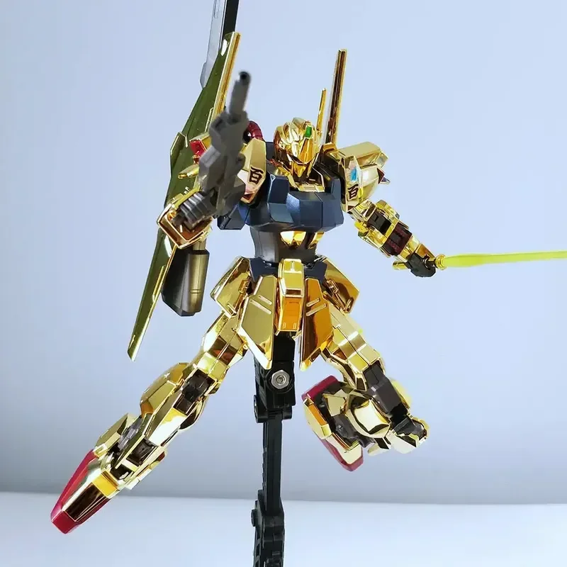 Jms Hyaku Shiki Plating Assembly Action Figures Msn-00100 Wmh Hg 1/144 Model Kit Figurine Plastic Model Doll Kids Toy Gifts