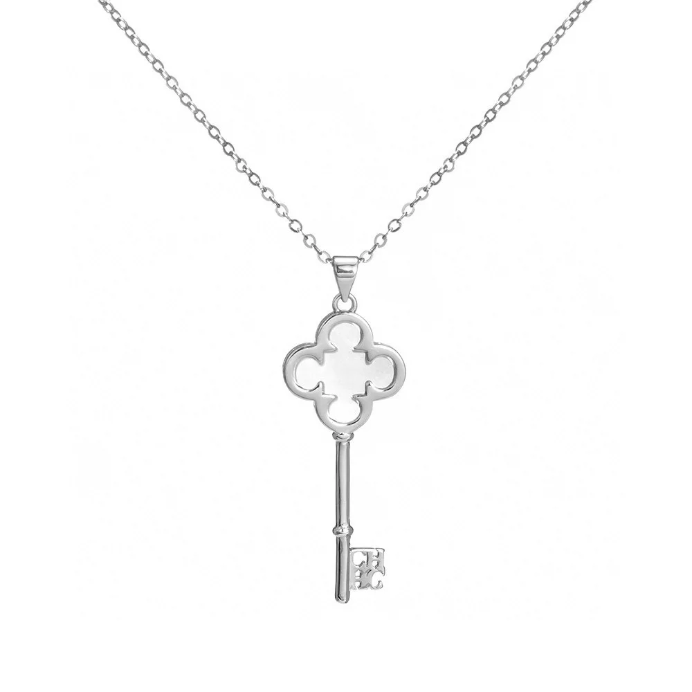 

Women's Minimalist Key Pendant Necklace - Delicate Lock Chain Jewelry Luxury Fashion Accessories