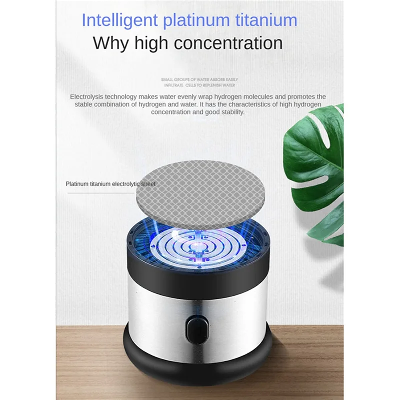 1 Piece Hydrogen Generator Water Cup Filter Ionizer Maker Hydrogen-Rich Water Super Antioxidants Hydrogen Water Bottle
