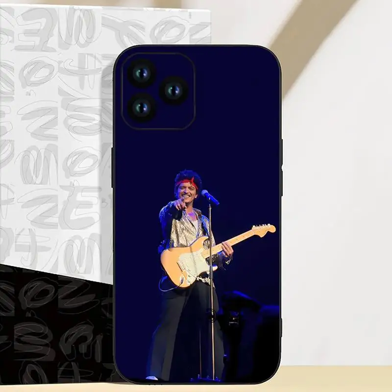 Singer Bruno Mars Phone Case For iPhone 11 12 13 14 Mini Pro XS Max X S Plus XR Shell