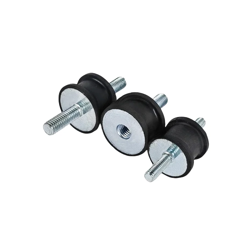 M4 M5 M6 M8 Rubber Shock Absorber Double Male Thread Anti Vibration Isolator Mounts Silentblock Car Boat Bobbins Rubber GVV/GVD