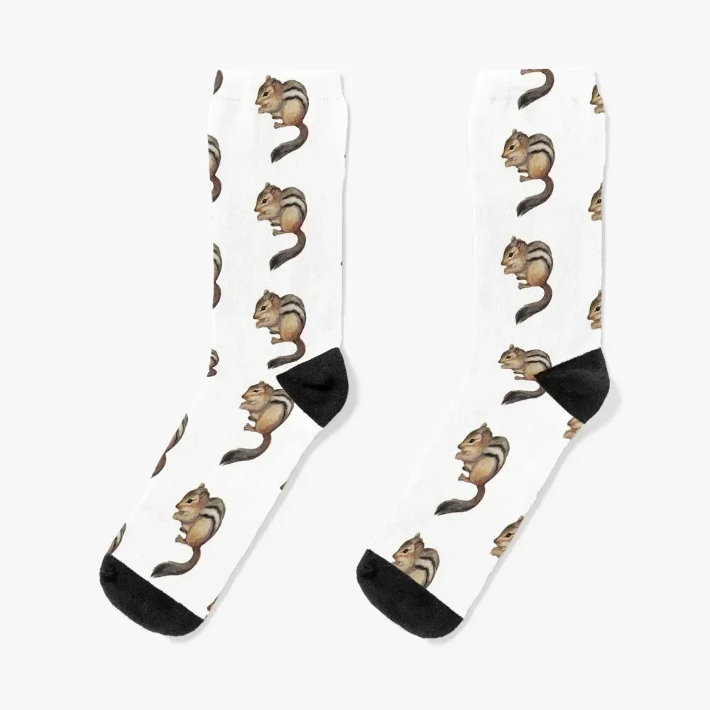 

Cute Chipmunk Socks soccer anti-slip fashionable Crossfit Stockings compression Women's Socks Men's