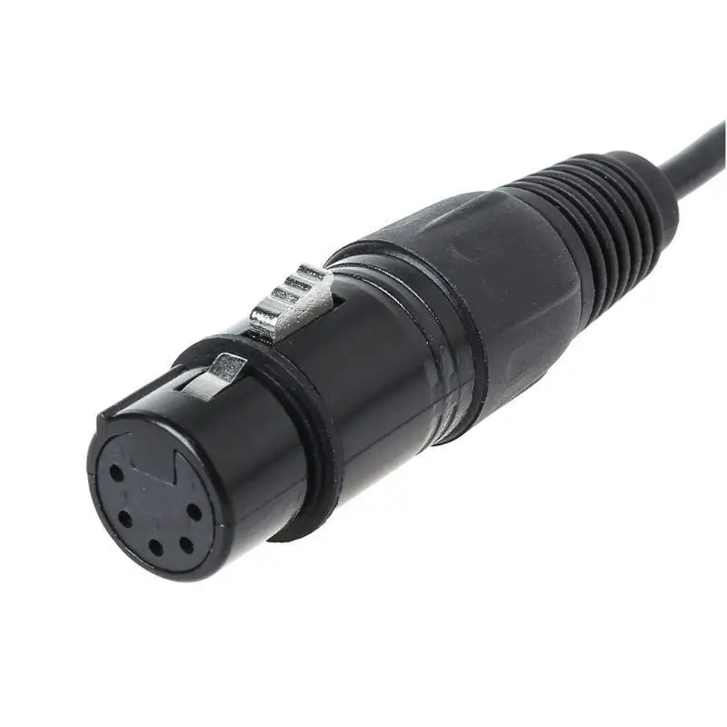 R53C Für Bus XLR auf Dual Plug 5 Pin Adapterkabel Luftfahrt-Kopfhörerkabel-Set – Detail 4
