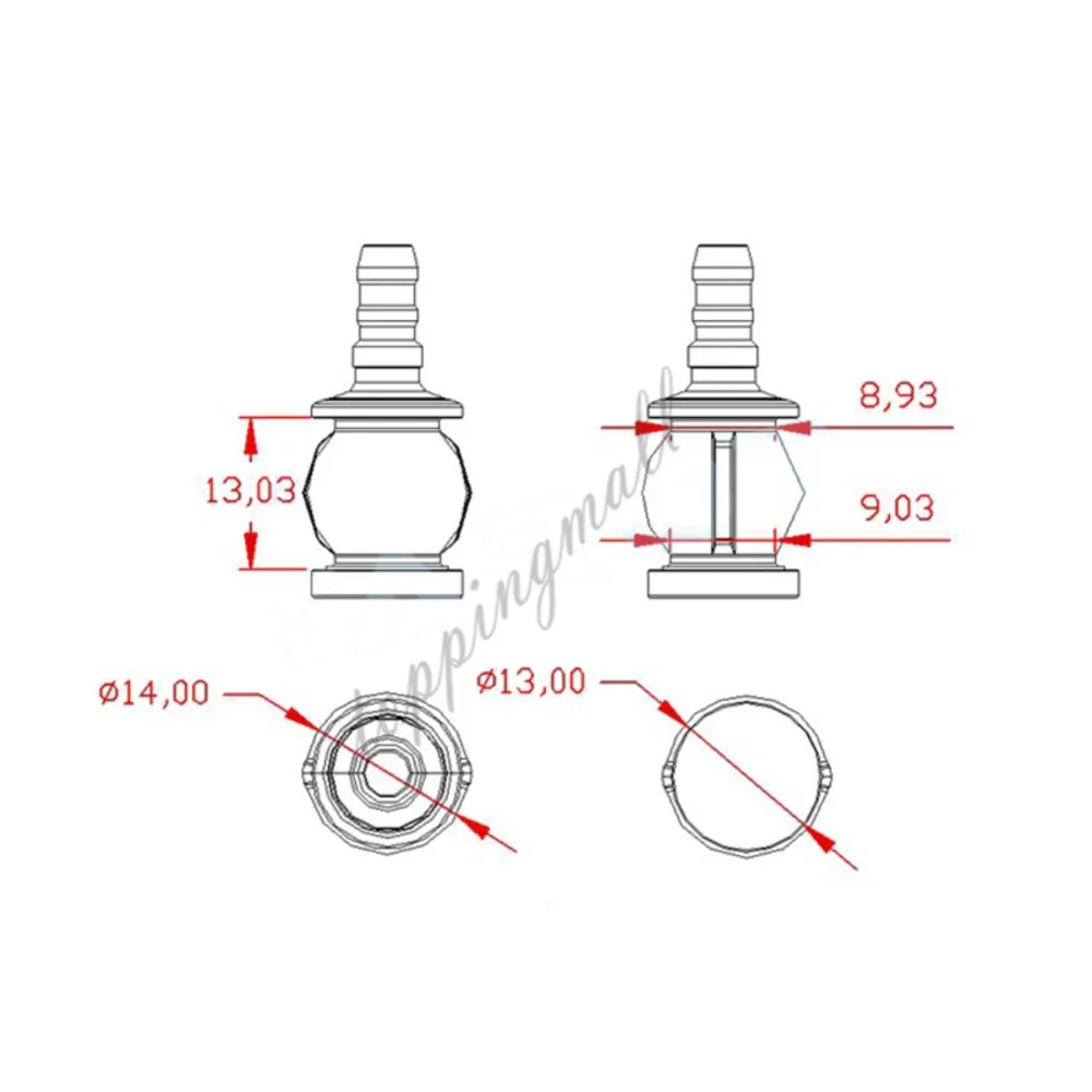 Sfera smorzante tarocchi 3 pezzi TL10A05 4 pezzi TL10A09 2 pezzi TL10A08 Ammortizzatore cardanico per RC Drone FPV