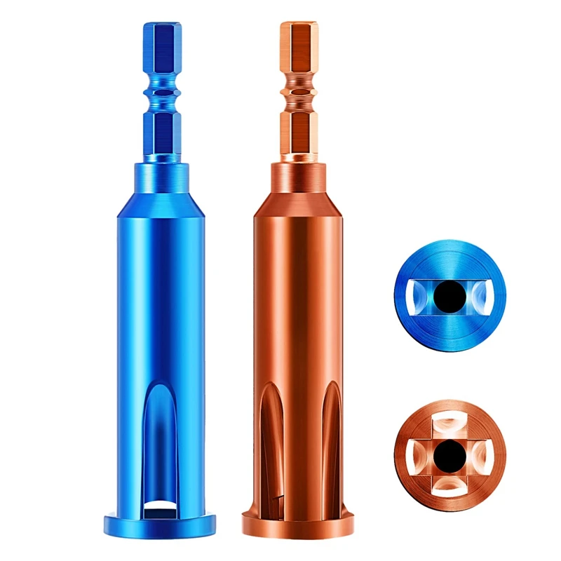 

BHBD-Wire Twisting Tools Hex Shank 1/4 Batch Head Connector And Cable Striper Wire Stripper And Twister, Wire Terminals Power To