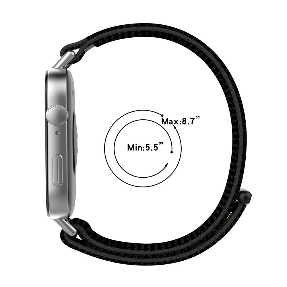 Bracelet à boucle en nylon réglable pour Huawei Watch Fit 3, bracelet de sport, bracelet de montre pour iWatch, accessoires de bande