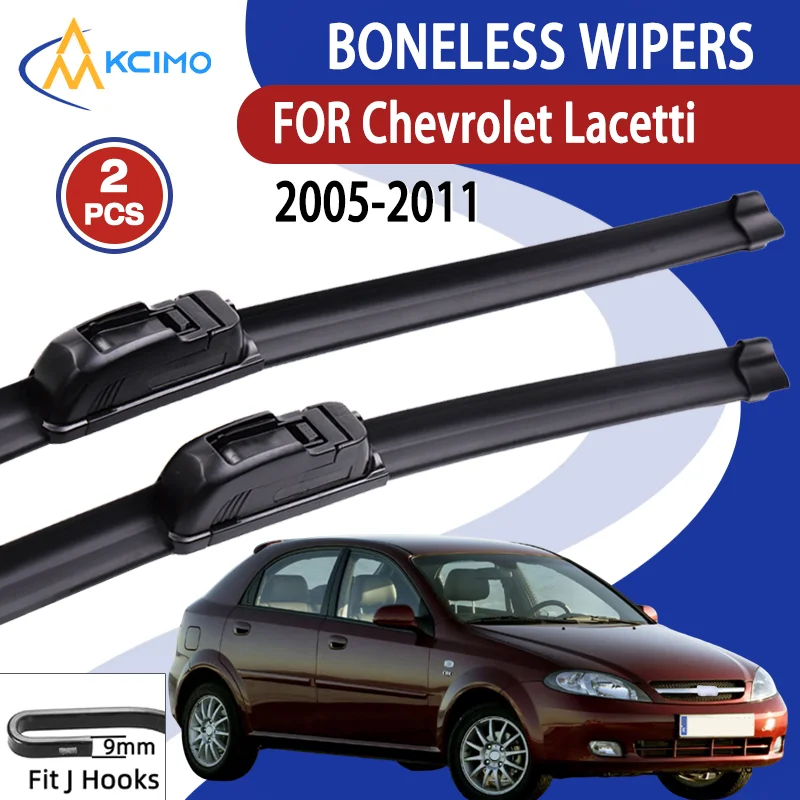 Für Chevrolet Lacetti 2005-2011 Auto Wischer U-typ Weiche Gummi Ohne Knochen Wischer HD Leise Langlebig Automotive wischer 22 "+ 19"