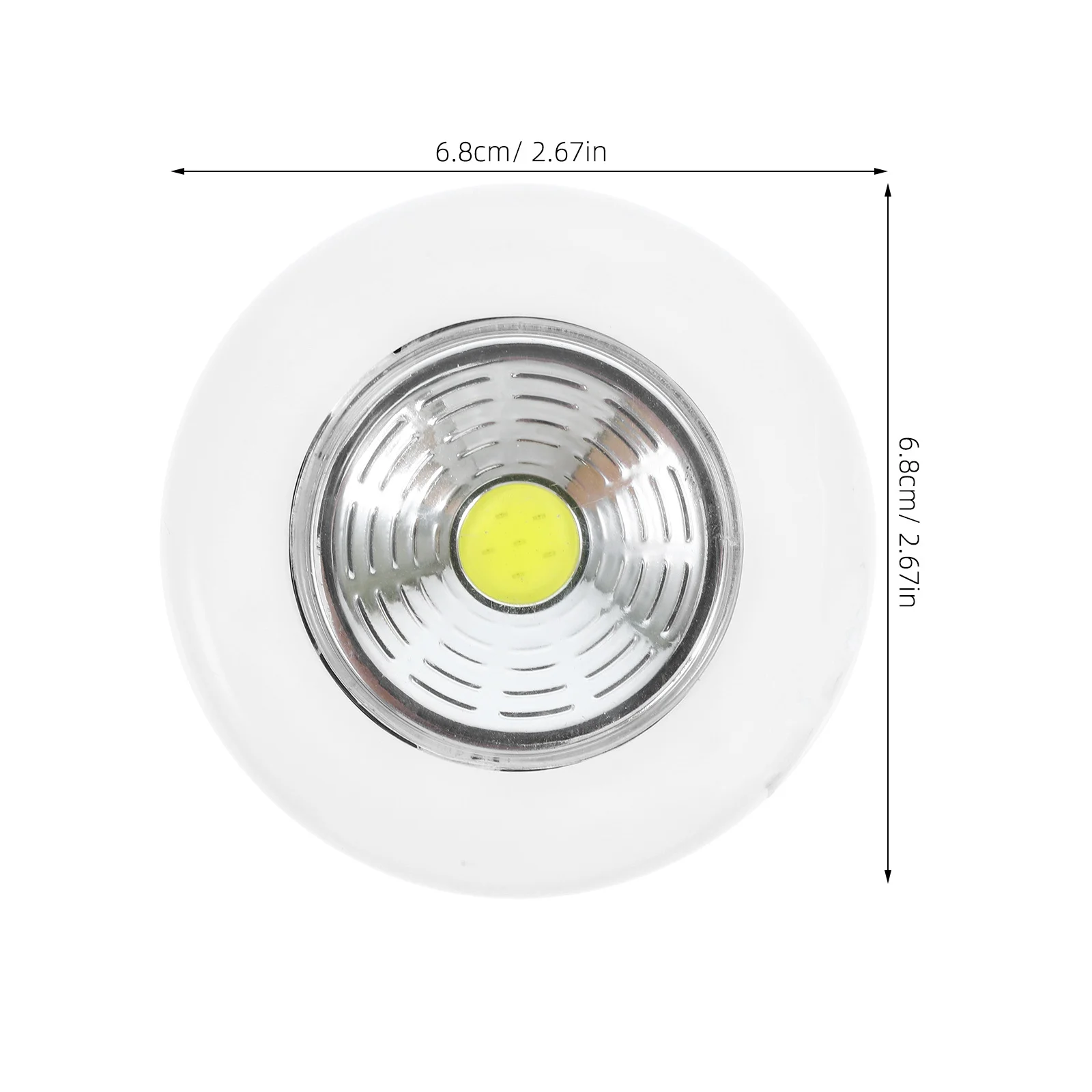 Lâmpada de luz de toque led para armário de parede cozinha oficina iluminação de emergência led push lamp