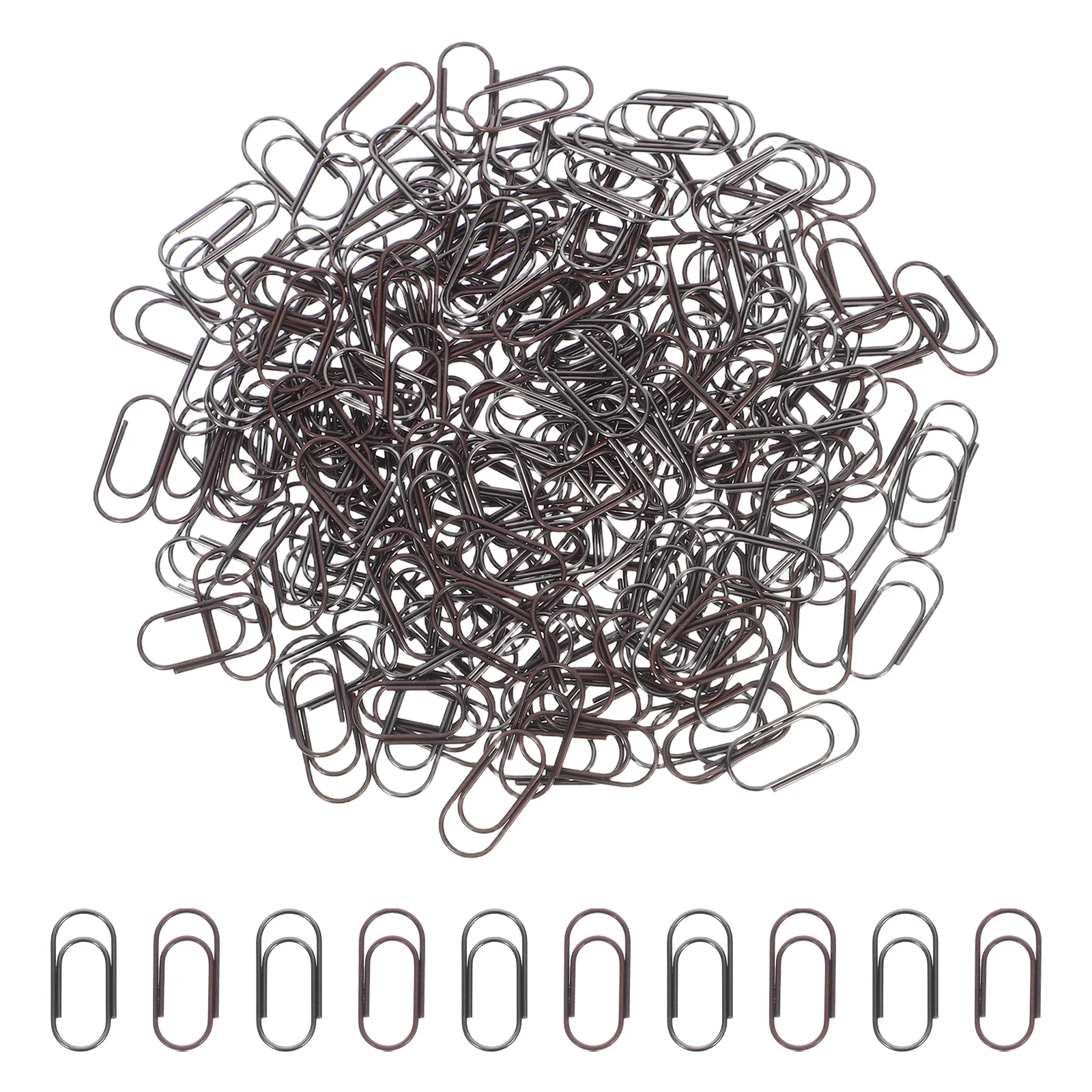 200 قطعة دبابيس ورق صغيرة خمر المشابك المعدنية الصغيرة لمكتب المنزل وثيقة فرز ملاحظة تنظيم الموثق السحابات سجل القصاصات #3