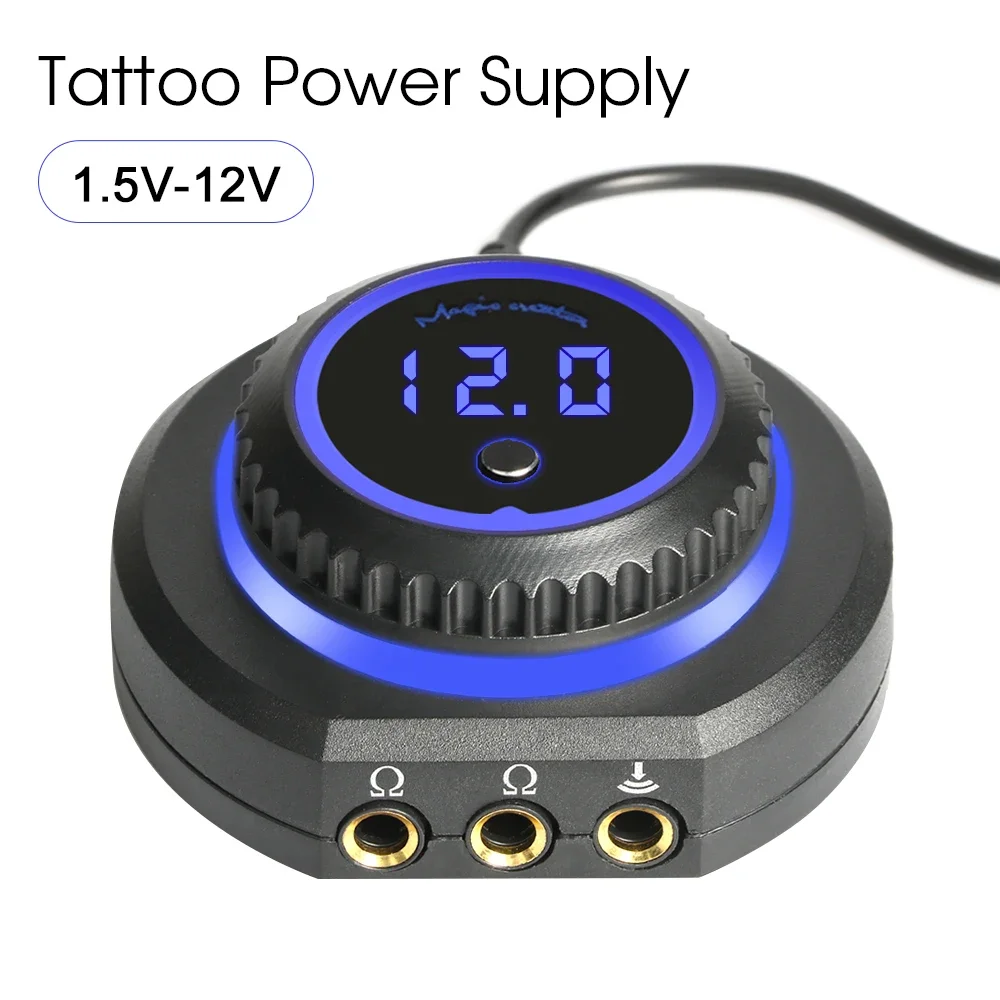 Professional LED Display Tattoo Power Supply With Adapter For Tattoo Machines Coil Machine Permanent Makeup Dual Mode Supplies