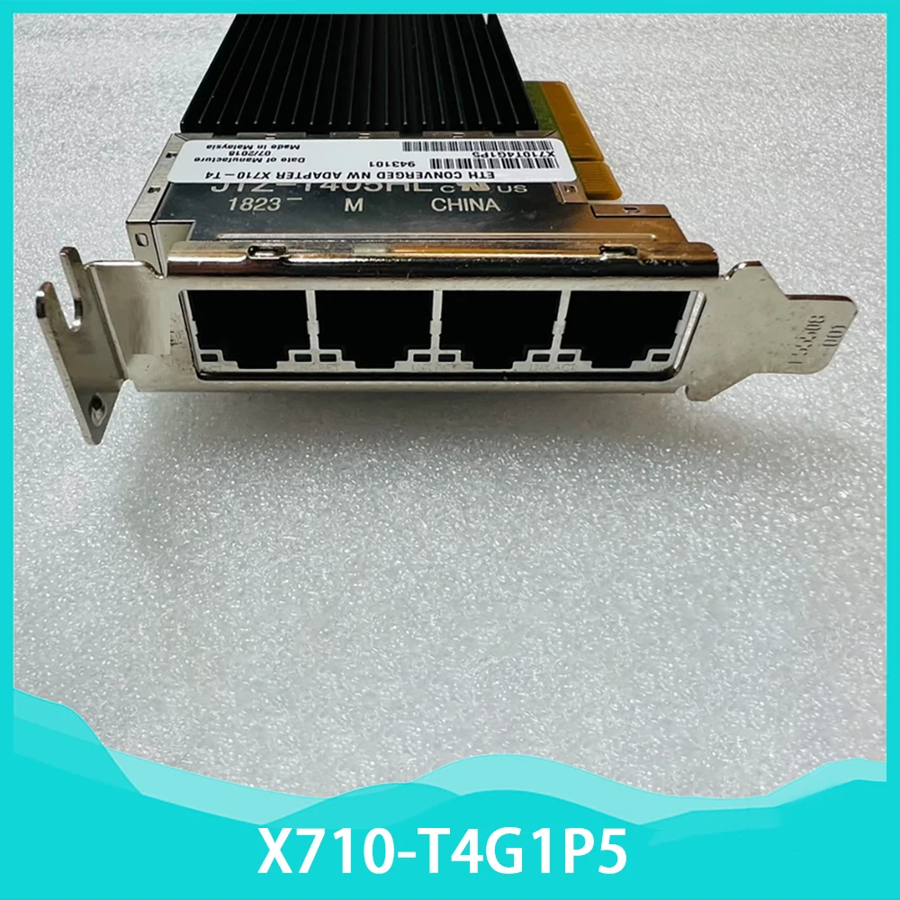 

Сетевая карта сервера Gigabit Ethernet 10G PCIEX8 RJ45 X710-T4 X710-T4G1P5