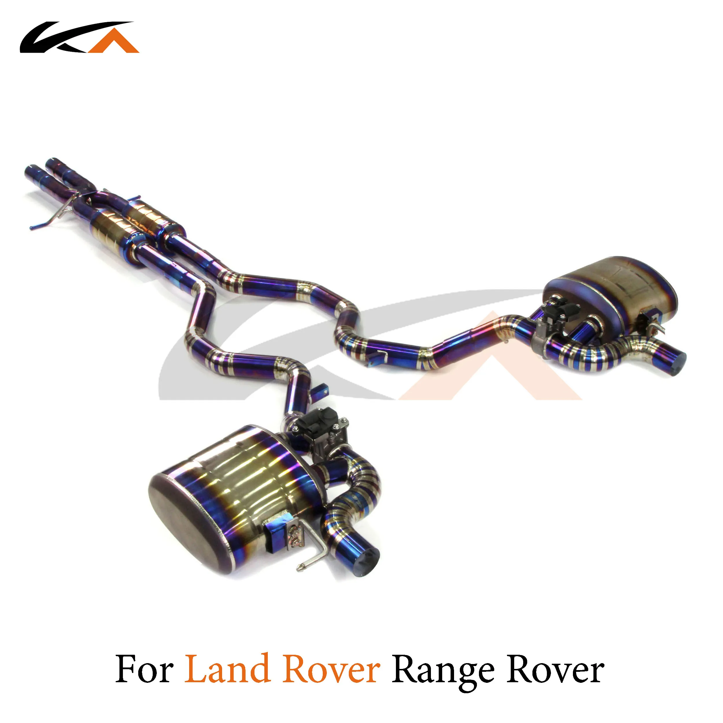 KA Tuning exhaust system parts titanium alloy catback for Land Rover Range Rover rear section performance muffler valve