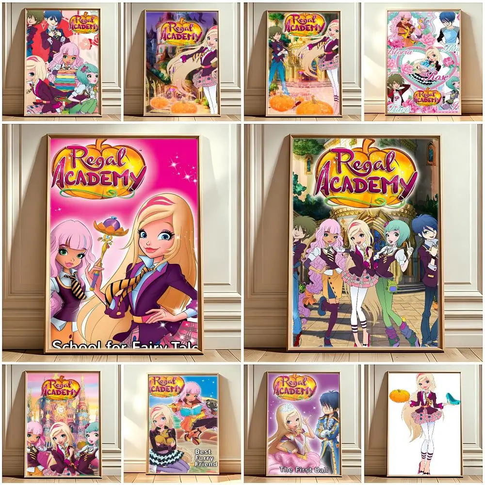 Cartoon R-Regal Academy Poster Print Painting Home Decor for Bedroom Living Room Hallway