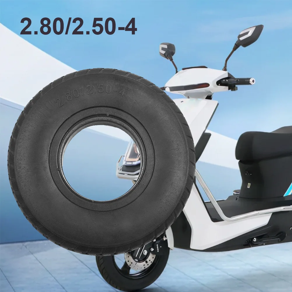 

Battery Car Solid Tire 2.80/2.50-4 Elder Mobility Scooter Non-inflable Tyre Suitable For Elder Mobility Scooter Battery Cars