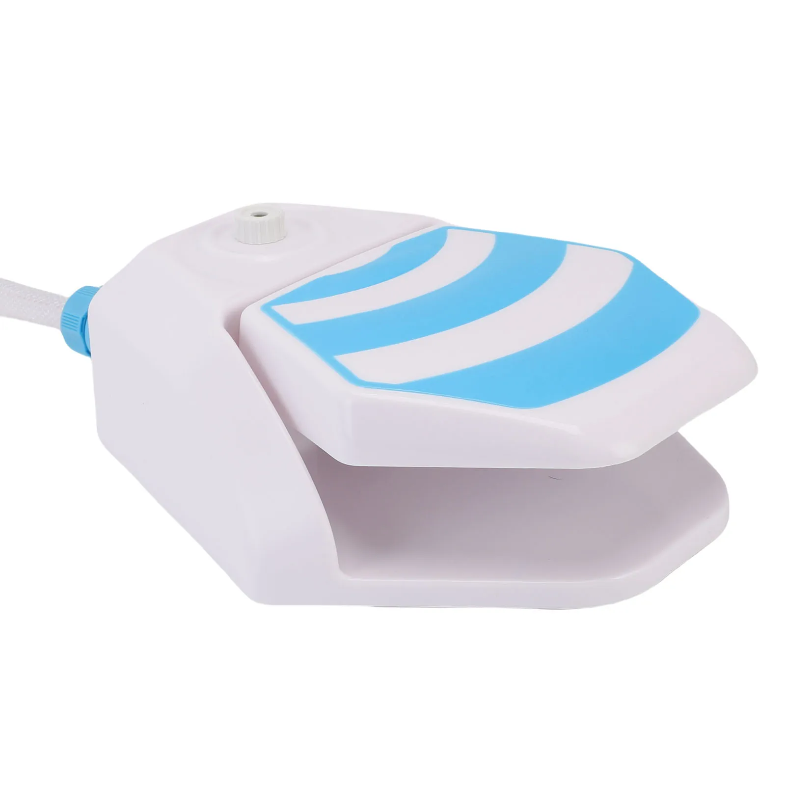 Fonte de água com pedal para cães, fonte de água com passo para cães, grande capacidade, água potável ativada para atividades ao ar livre