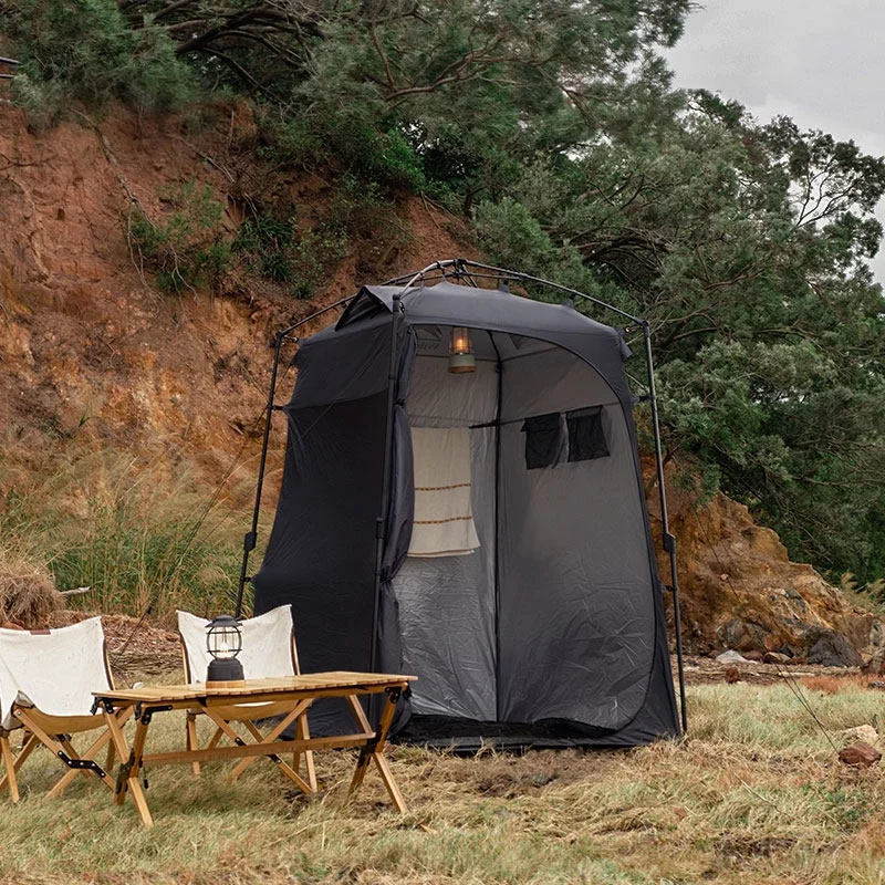 Automatic Speed Opening Single Tent Outdoor Camping Shower Changing Tent Portable Toilet  Windproof Multifunction Tents Privacy