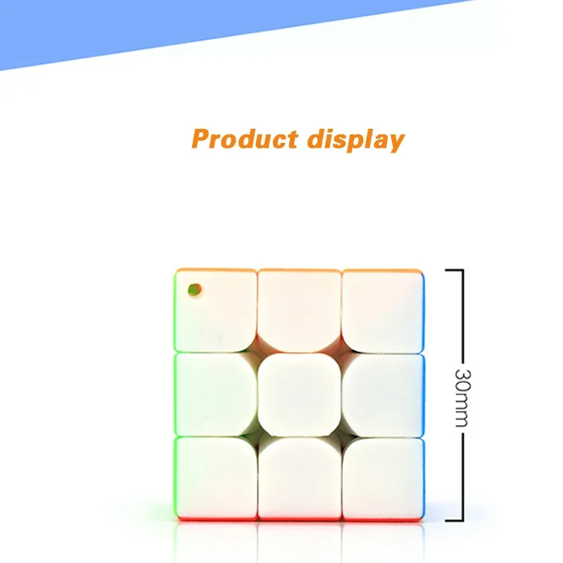 3 centimetri Mini 3x3x3 Cubo Magico Portachiavi Giocattoli Educativi Professionali Portachiavi Cubo Magico Puzzle Per Bambini Giocattoli Educativi