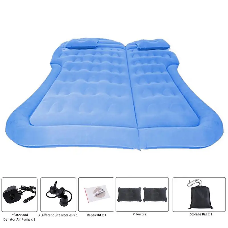 Car Mattress Inflatable Car Mattress For Trunk Suit For Car Travel Car Camping Tent Camping Sleeping Blow-Up Pad Fits Car RV