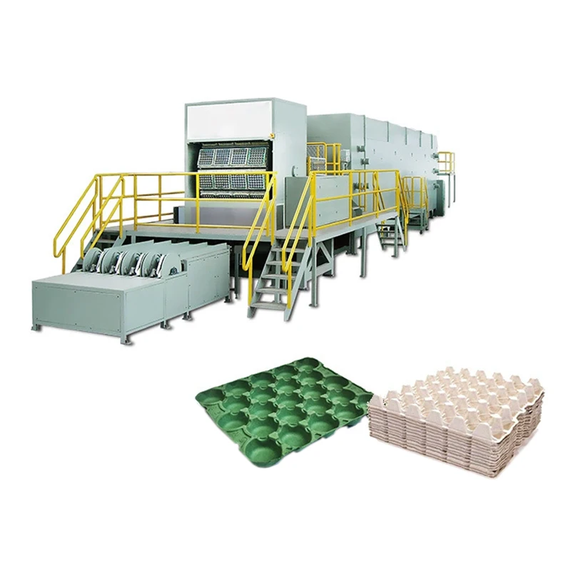 Fully Automatic Paper Tray Making Machine Waste Paper Egg Tray Making Machine Egg Tray Production Line