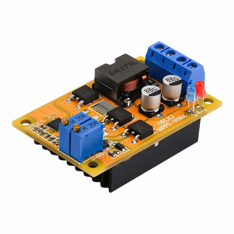 6A MPPT Solar Charge Controller DC8-30V 300KHz Battery Charging Module PWM Auto Switch Reverse Connection Protection